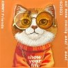 Etui Nimmy Glasses Cool Cat do iPhone 17 Pro Max pomarańczowy